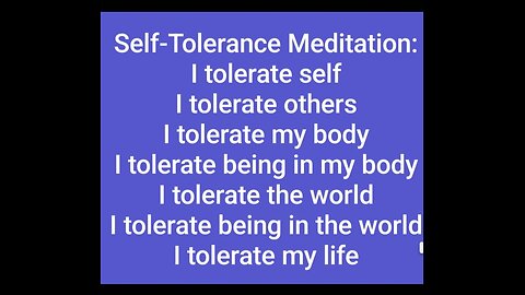 Radical Self-Esteem Meditation