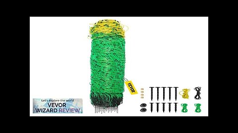 VEVOR Electric Fence Netting 42.5" H x 164' L PE Net Fencing Review