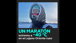 Atletas compiten en un maratón a -40° C en el Lejano Oriente ruso