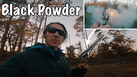 my first time shooting a black powder revolver