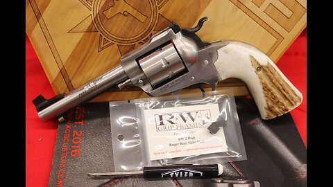 Installing the Fermin Garza - Ronnie Wells Ruger Rear sight Blade -- Ruger Single Seven Custom