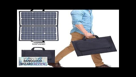 40W Solar Panel Kit Foldable Solar Power Station Portable Generator Charger Review