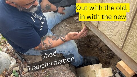 Shed Foundation Upgrade and Repair (Ep. 3)