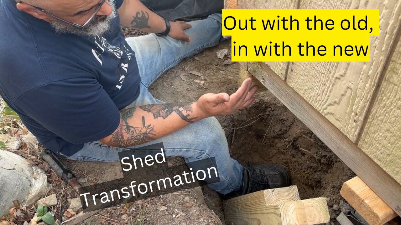 Shed Foundation Upgrade and Repair (Ep. 3)