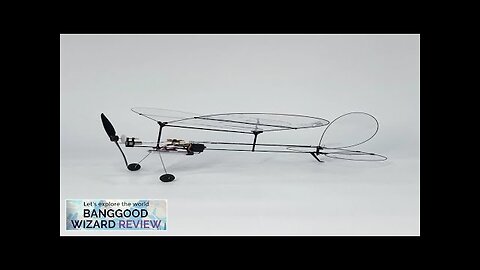 MinimumRC Butterfly T1 360mm Wingspan Carbon Fiber Film Ultra-light Indoor RC Airplane Review