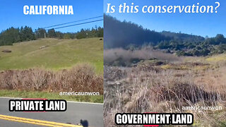 Difference between how the Government takes care of Land vs how a Private Rancher takes care of Land