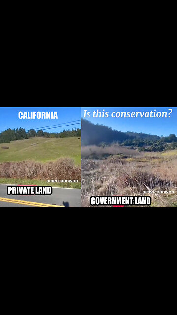 Difference between how the Government takes care of Land vs how a Private Rancher takes care of Land