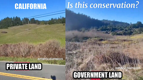 Difference between how the Government takes care of Land vs how a Private Rancher takes care of Land