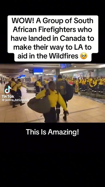 African Firefighters Heading To LA To Help With The Fires