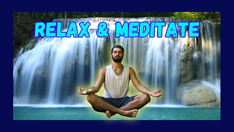 1 Hour Meditation Music with Stunning Waterfall Scenes