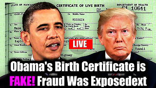 Obama's Birth Certificate is FAKE! Fraud Was Exposed