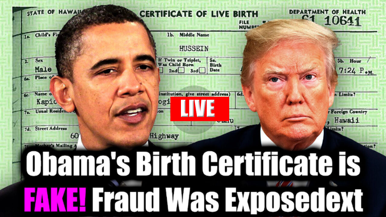 Obama's Birth Certificate is FAKE! Fraud Was Exposed