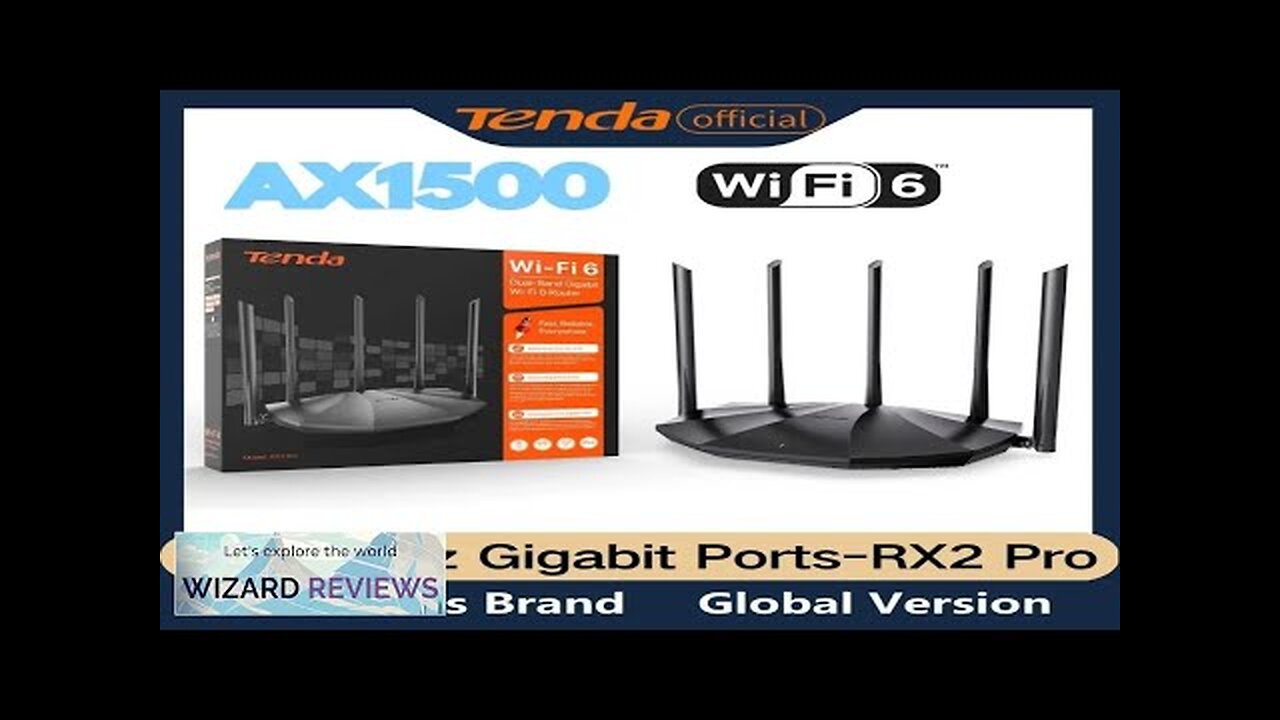 Tenda WIFI6 Router AX1500 Gigabit Wireless Router Signal Amplifier 2.4G 5GHz Beamforming Review