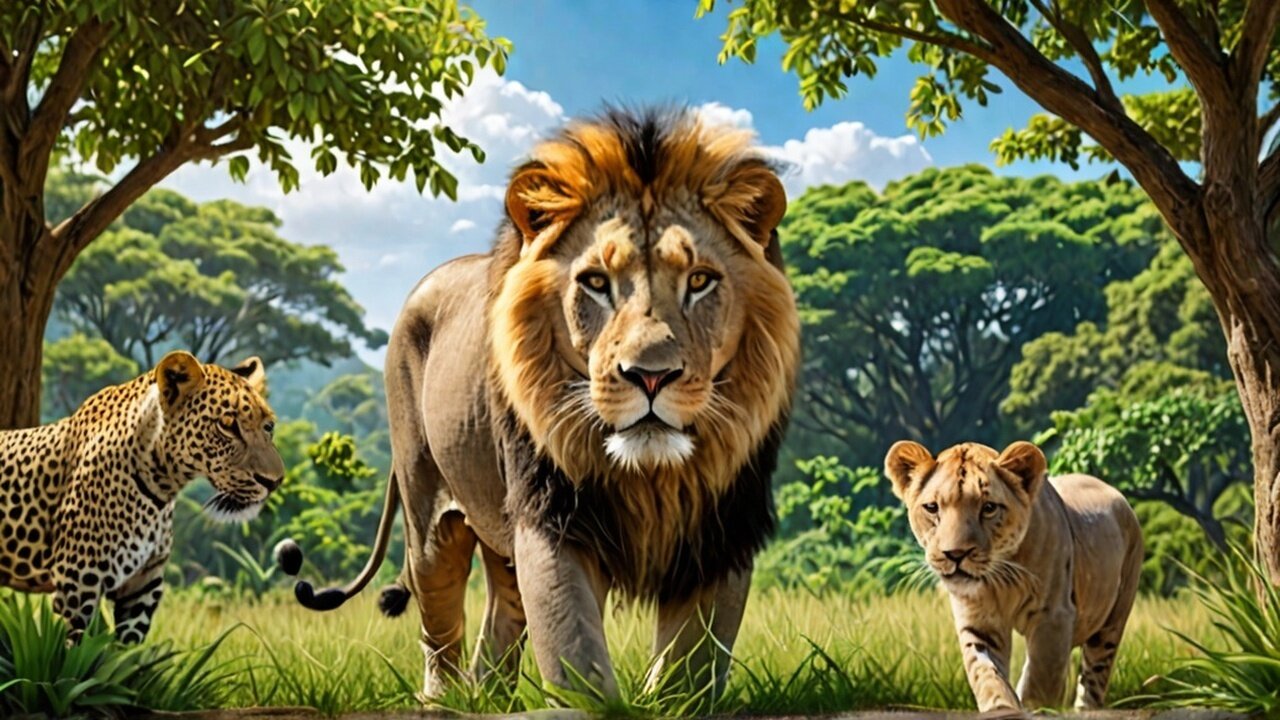 African wildlife animals