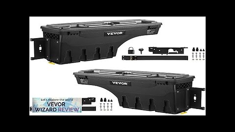 VEVOR Truck Bed Storage Tool Box Lockable for 2015-2021 Ford F150 Left Review