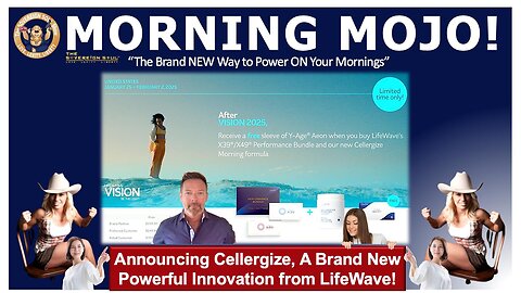 💥MORNING MOJO💥 MAHA Salutes Powerful Debut of CELLERGIZE, a Brand NEW Way to Power ON Your Day!!!