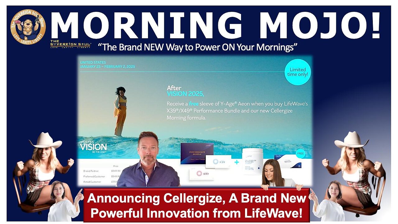 💥MORNING MOJO💥 MAHA Salutes Powerful Debut of CELLERGIZE, a Brand NEW Way to Power ON Your Day!!!