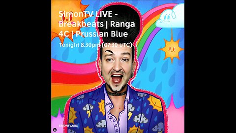 SimonTV LIVE with David Baker Breakbeats | Ranga 4C | Prussian Blue