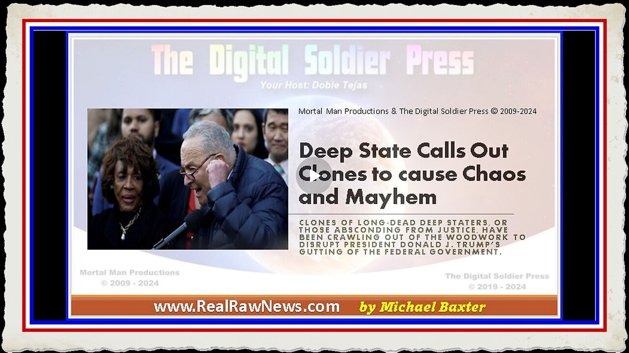 The Deep State Calls Out their Clones to cause Chaos Mayhem