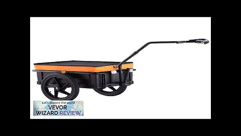 VEVOR Bike Cargo Trailer 88 lbs Load Capacity Heavy-Duty Bicycle Wagon Cart Review