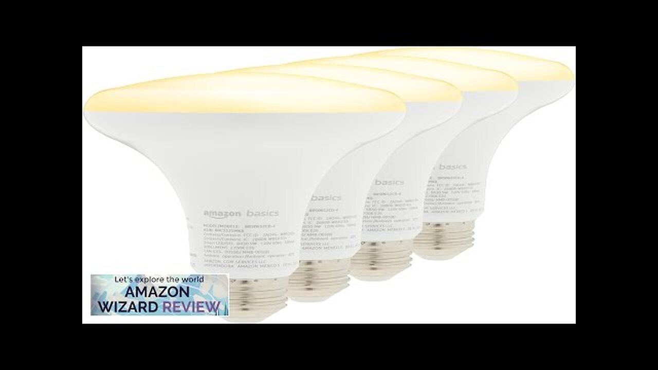 Amazon Basics Smart BR30 LED Light Bulb 2.4 GHz Wi-Fi 9W (Equivalent Review