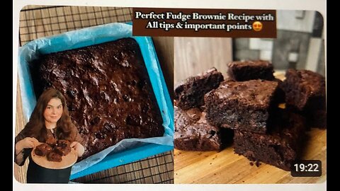 How to make Fudge Brownie like professionals at Home 😍 | All tips & important points