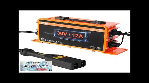 VEVOR 36 Volt Golf Cart Battery Charger 12 AMP Smart Battery Charger Review