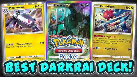 INSANE Darkrai ex Deck DESTROYS TCG Pocket Tournaments!