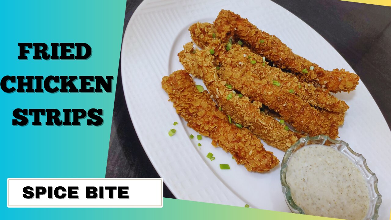 Tandoori Chicken Fried Strips Recipe | Make And Freeze Ramadan Special Recipe By Spice Bite