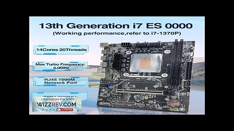 M-ATX DIY LGA 1151 Motherboard CPU Combo 13th Kit Core Interposer Q1J2(i7 Review