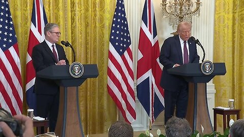 RAW: President Trump Holds Press Conference with Prime Minister Keir Starmer of the U.K. (2/27/25)