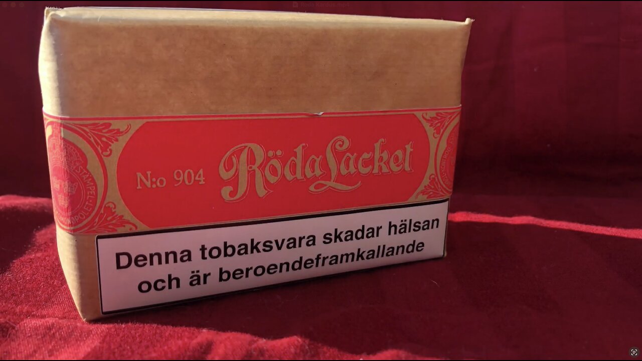 Röda Lacket Kardus (Limited Edition) Snus Review