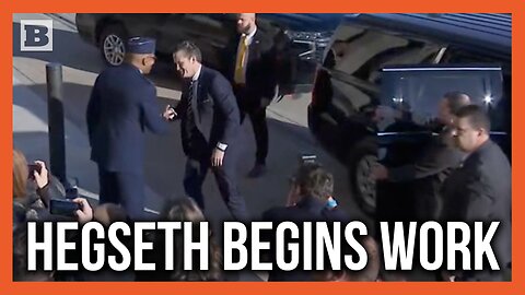 Let's Get to Work! Pete Hegseth Arrives at Pentagon After Confirmation