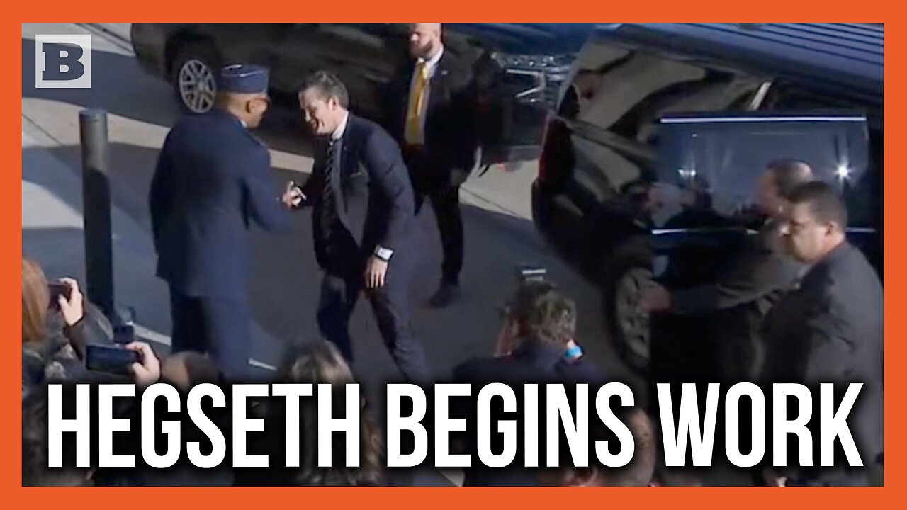 Let's Get to Work! Pete Hegseth Arrives at Pentagon After Confirmation