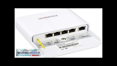 5 Port Outdoor POE Switch/Extender/Booster 60W 48V 10/100/1000M POE Passthrough Switch Review