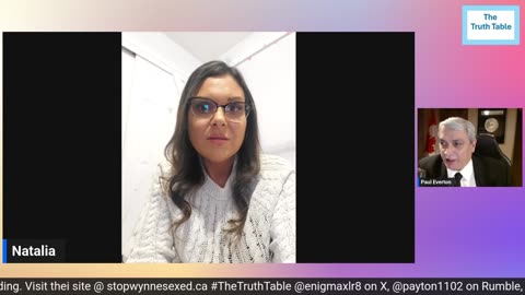 The Truth Table EP 58: Natalia Benoit is the candidate for the Stop The Sex Ed Agenda Party