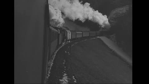 Library Stock Shot #767 (Original 1900s Black & White Film)
