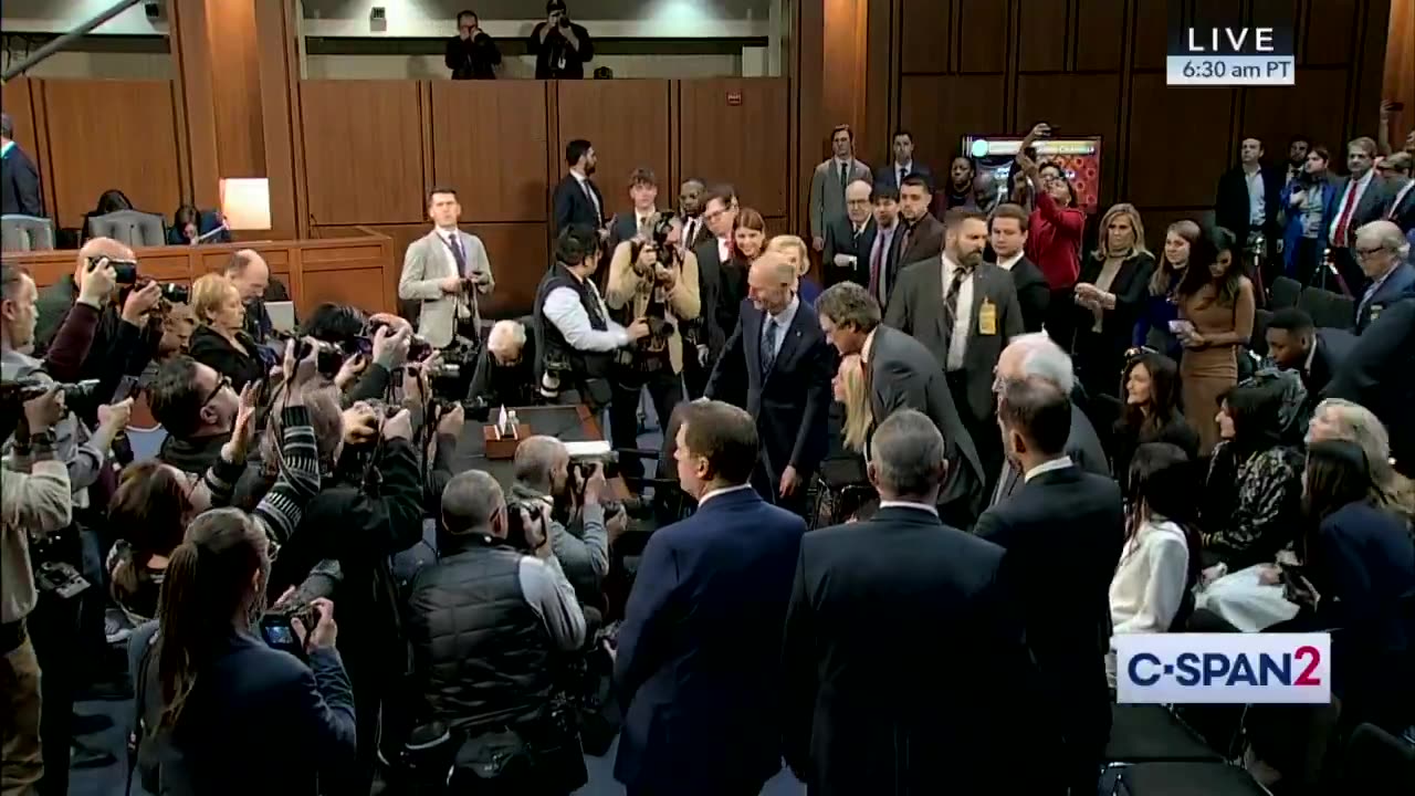 Pam Bondi arrives at Senate confirmation hearing