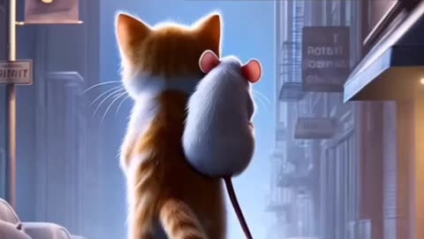 True friendship between cat and mouse #hindikahani #storytelling #story @Syonife