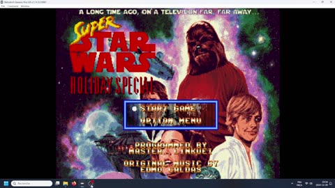 Super Star Wars Holiday Special Homebrew Test