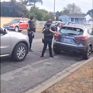 California Woman cries after being arrested going to Work as Deportation Order Start Working