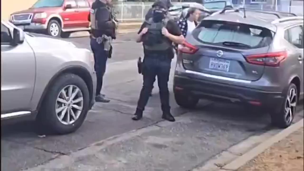 California Woman cries after being arrested going to Work as Deportation Order Start Working
