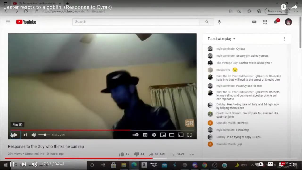 Cyrax Destroys Jester [Music Biz Marty archive]