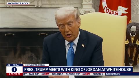 President Donald Trump & Jordan’s King Abdullah on Gaza! - 2/11/2025