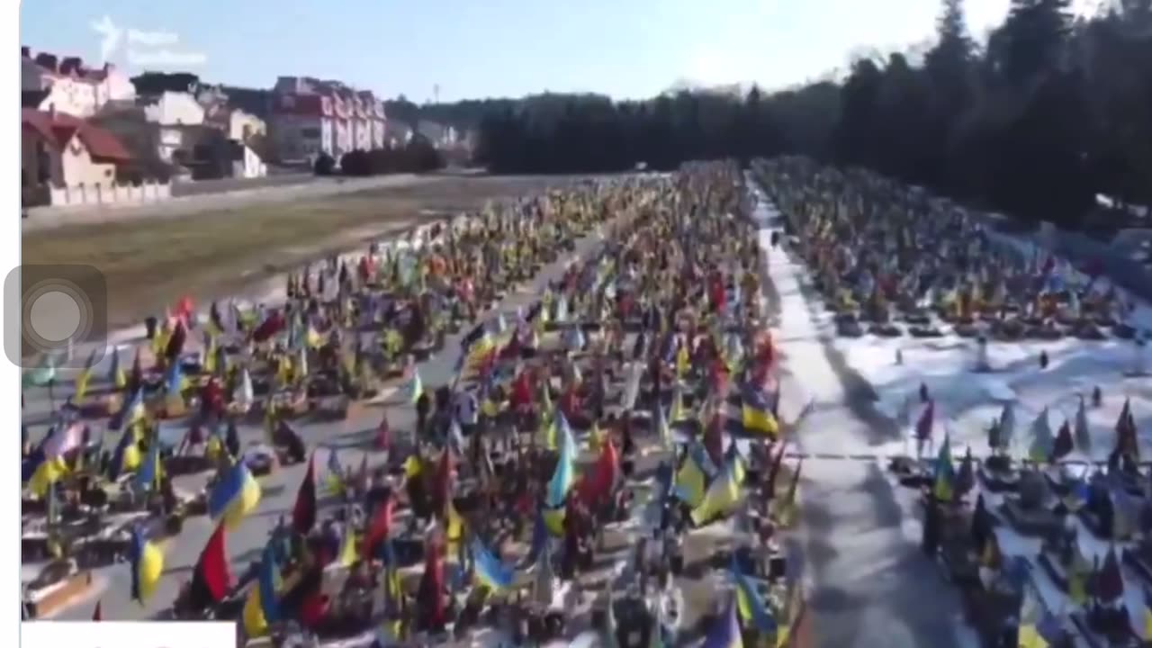 Graves of 100s of thousands of Ukrainians