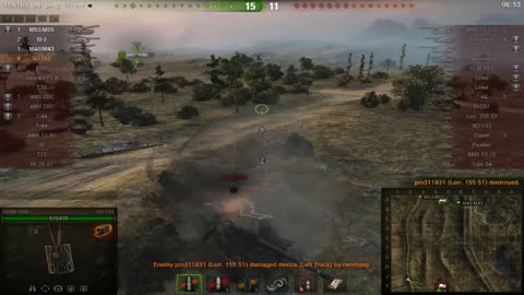 SU-152 - 1,3K Damage - 1 shot Panther + 6 kills - World of Tanks