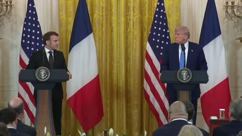 Trump & Macron Hold Press Conference – Tension or Diplomacy?