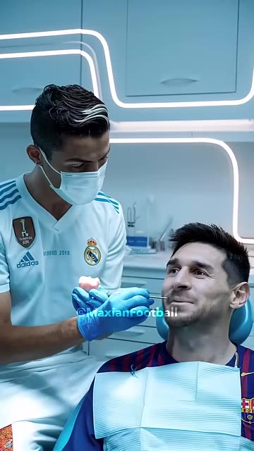 Messi or Ronaldo funny video with using AI
