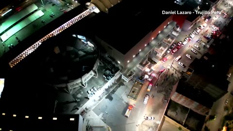 Several killed after roof collapses in busy Peru shopping mall