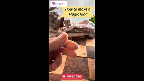 How to crochet a magic ring